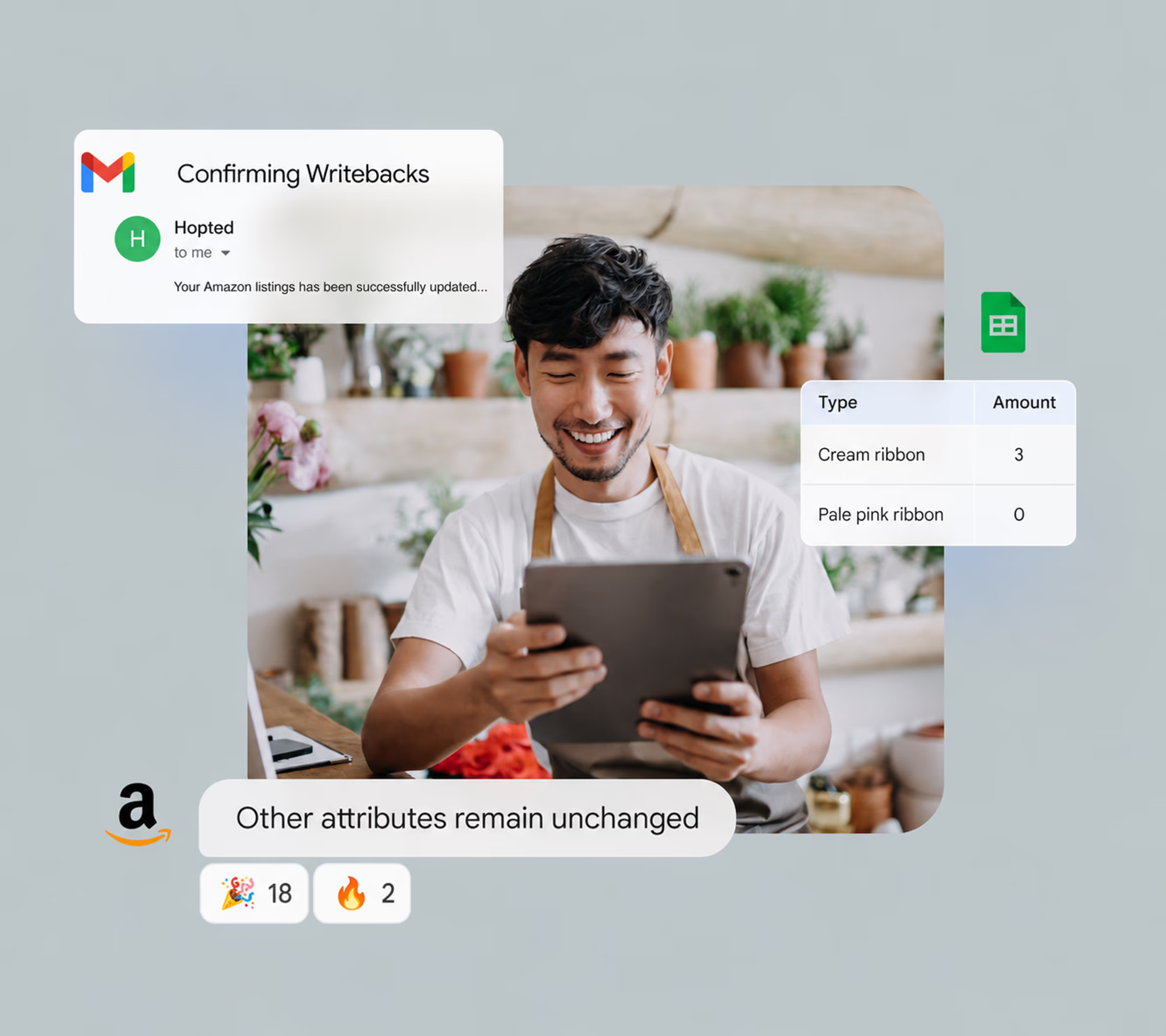 Restoring a previous Amazon listing attribute